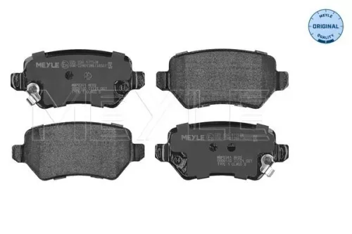 MEYLE Brake Pad Set, disc brake (025 234 1715/W)