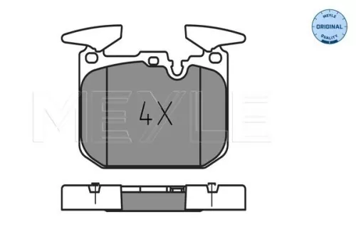 MEYLE Brake Pad Set, disc brake (025 250 2818)