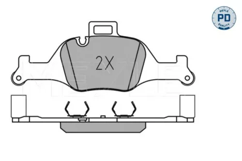 MEYLE Brake Pad Set, disc brake (025 259 0018/PD)