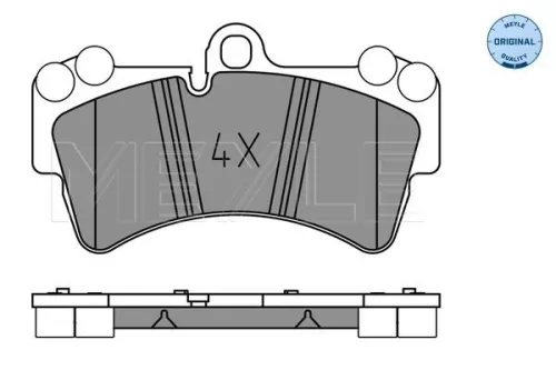 MEYLE Brake Pad Set, disc brake (025 236 9317)