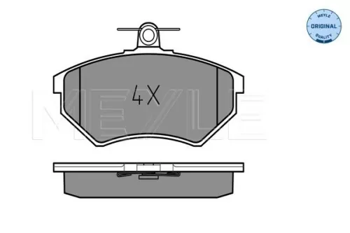MEYLE Brake Pad Set, disc brake (025 201 6819)