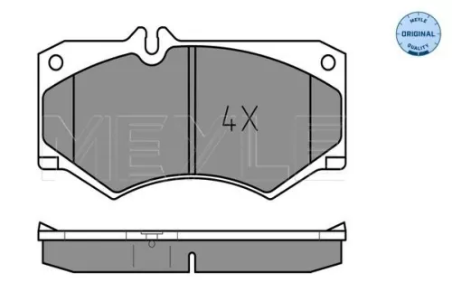 MEYLE Brake Pad Set, disc brake (025 207 8418)