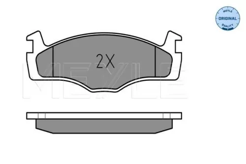 MEYLE Brake Pad Set, disc brake (025 208 8717)