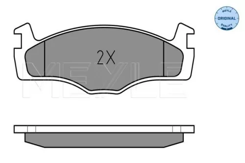 MEYLE Brake Pad Set, disc brake (025 208 8719)