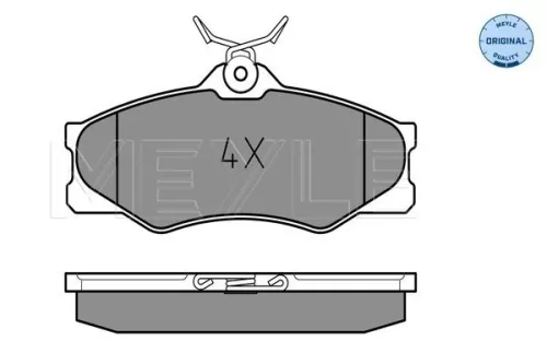 MEYLE Brake Pad Set, disc brake (025 209 7919)