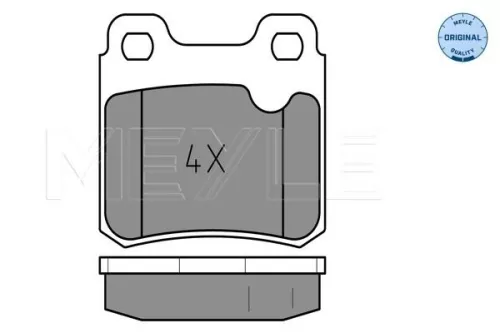 MEYLE Brake Pad Set, disc brake (025 211 4015)