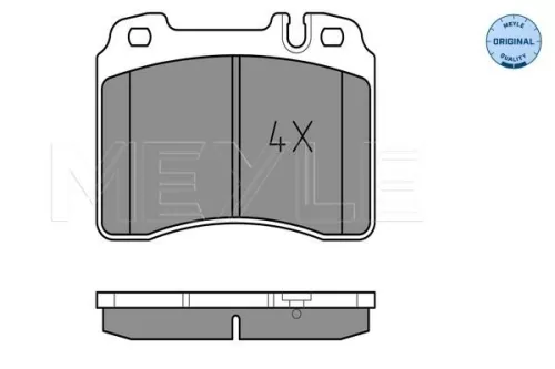 MEYLE Brake Pad Set, disc brake (025 211 5317)