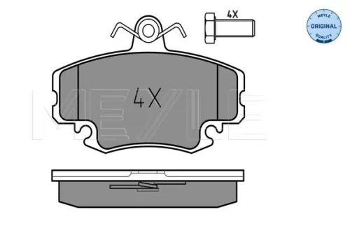 MEYLE Brake Pad Set, disc brake (025 214 6318/W)