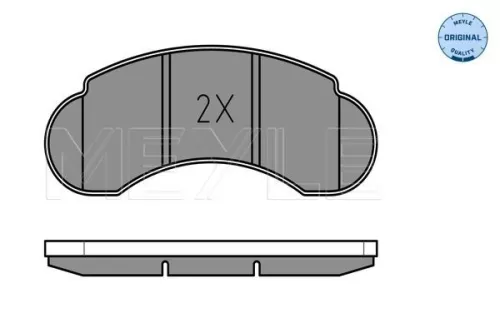 MEYLE Brake Pad Set, disc brake (025 215 7314)