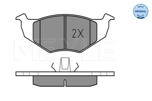 MEYLE Brake Pad Set, disc brake (025 218 6619)