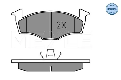 MEYLE Brake Pad Set, disc brake (025 218 6619)