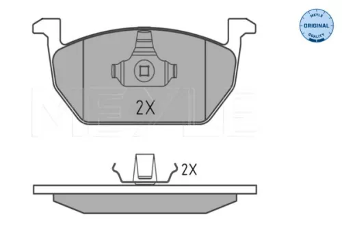 MEYLE Brake Pad Set, disc brake (025 220 3517)