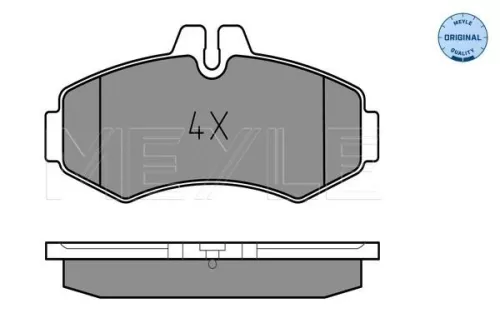 MEYLE Brake Pad Set, disc brake (025 230 2220)