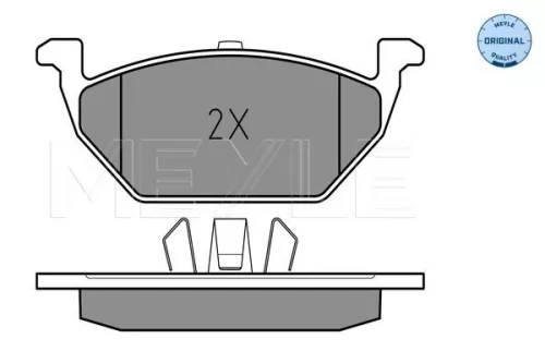 MEYLE Brake Pad Set, disc brake (025 231 3019/A)