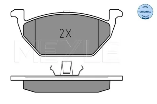 MEYLE Brake Pad Set, disc brake (025 231 3019/A)