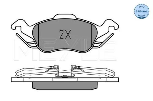MEYLE Brake Pad Set, disc brake (025 231 5419)