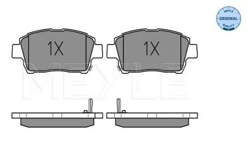MEYLE Brake Pad Set, disc brake (025 235 1017)