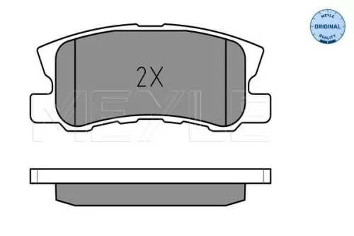 MEYLE Brake Pad Set, disc brake (025 235 8216)