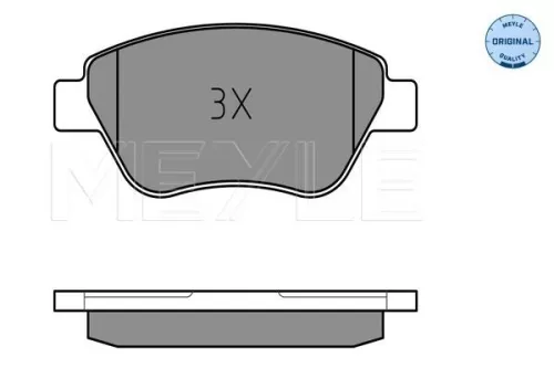 MEYLE Brake Pad Set, disc brake (025 237 0517/W)