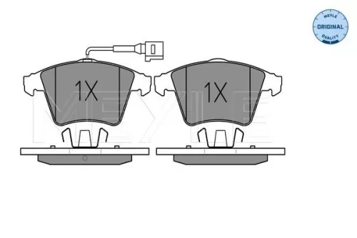 MEYLE Brake Pad Set, disc brake (025 237 4619/W)