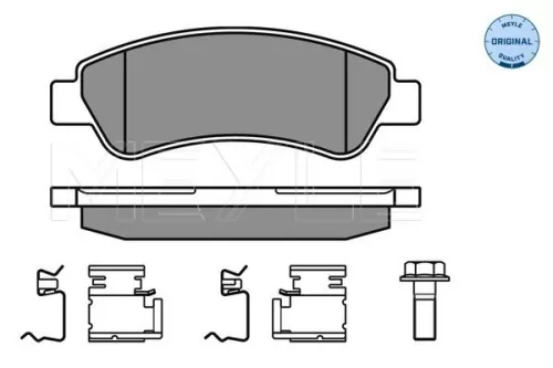 MEYLE Brake Pad Set, disc brake (025 244 6519)