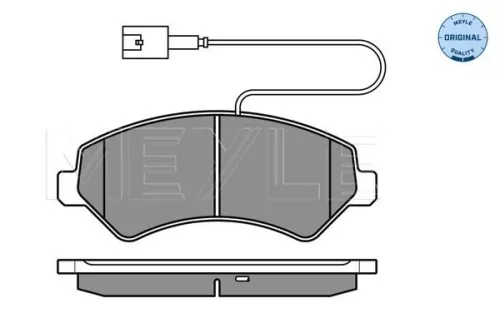 MEYLE Brake Pad Set, disc brake (025 244 6619/W1)