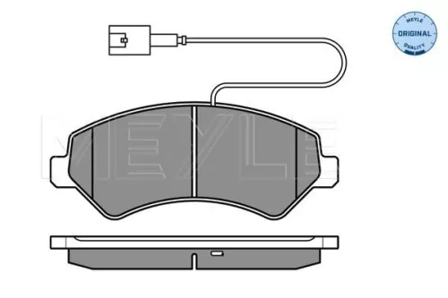 MEYLE Brake Pad Set, disc brake (025 244 6619/W2)