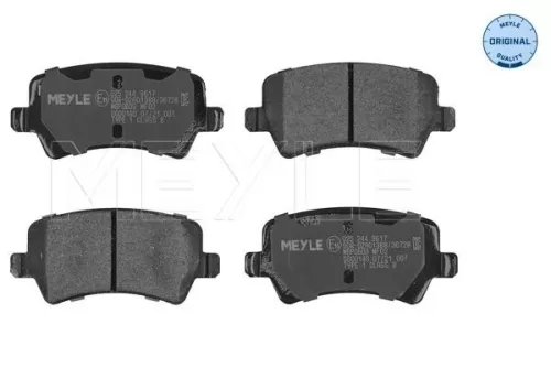 MEYLE Brake Pad Set, disc brake (025 244 9617)