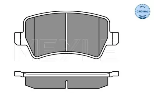 MEYLE Brake Pad Set, disc brake (025 244 9617)