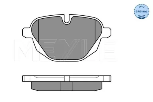 MEYLE Brake Pad Set, disc brake (025 245 6118)