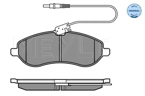 MEYLE Brake Pad Set, disc brake (025 245 9518/W)