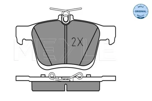 MEYLE Brake Pad Set, disc brake (025 250 0816)