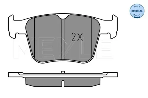 MEYLE Brake Pad Set, disc brake (025 250 0916)