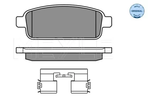 MEYLE Brake Pad Set, disc brake (025 250 9616/W)
