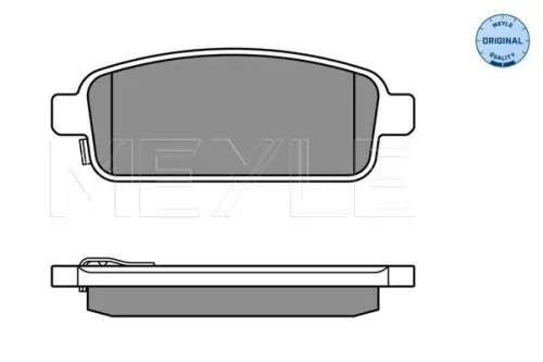 MEYLE Brake Pad Set, disc brake (025 250 9616/W)