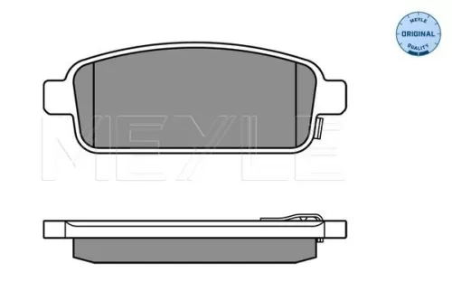 MEYLE Brake Pad Set, disc brake (025 250 9616/W)