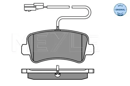 MEYLE Brake Pad Set, disc brake (025 251 1218/W)