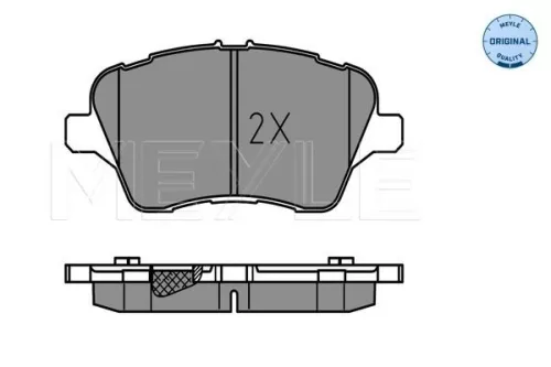 MEYLE Brake Pad Set, disc brake (025 251 3417)
