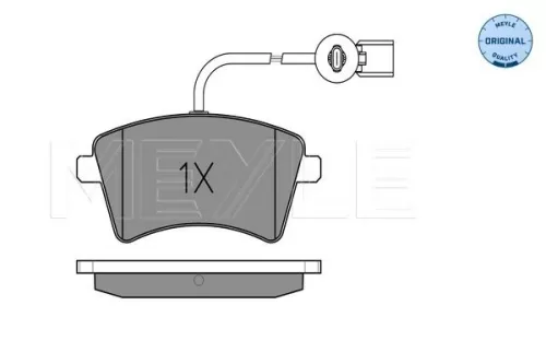 MEYLE Brake Pad Set, disc brake (025 252 9118)