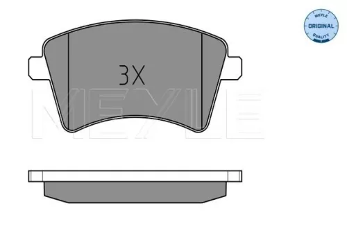 MEYLE Brake Pad Set, disc brake (025 252 9118)
