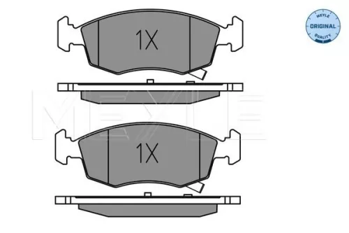MEYLE Brake Pad Set, disc brake (025 253 2317)