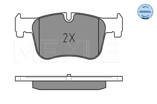 MEYLE Brake Pad Set, disc brake (025 255 0618)