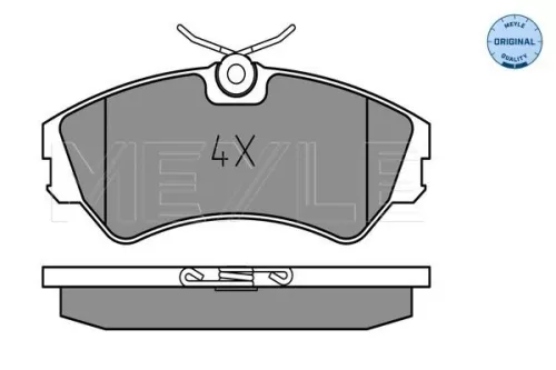 MEYLE Brake Pad Set, disc brake (025 201 2419)