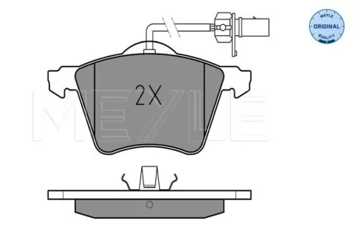 MEYLE Brake Pad Set, disc brake (025 210 3419/W)