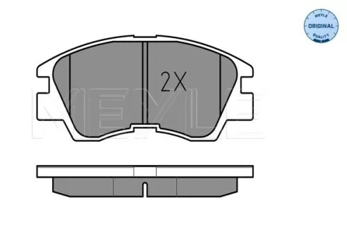 MEYLE Brake Pad Set, disc brake (025 213 7316/W)