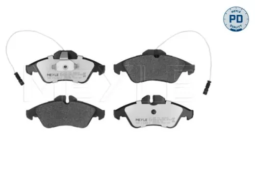 MEYLE Brake Pad Set, disc brake (025 215 7620/PD)