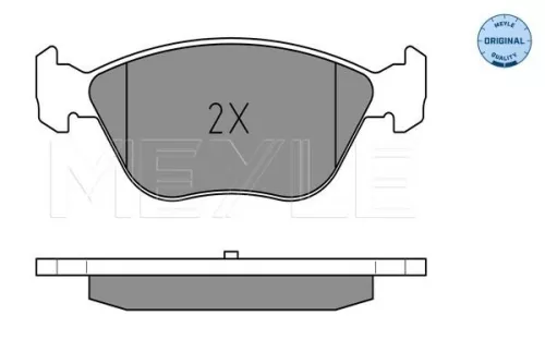 MEYLE Brake Pad Set, disc brake (025 216 3619/W)