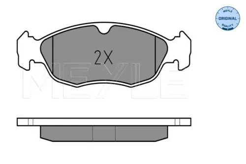 MEYLE Brake Pad Set, disc brake (025 218 2717)