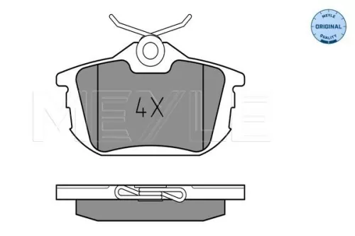 MEYLE Brake Pad Set, disc brake (025 218 6115)