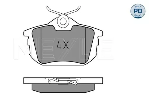 MEYLE Brake Pad Set, disc brake (025 218 6115/PD)